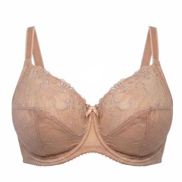 Pour Moi Other - Pour Moi Sirens Full Figure Lace Underwire Bra - Nude
